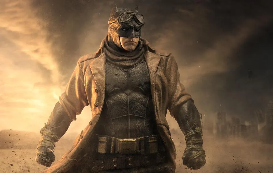 Zack Snyder's Justice League - Knightmare Batman Art Scale 1/10 Art Sculpture Cartoonish Design