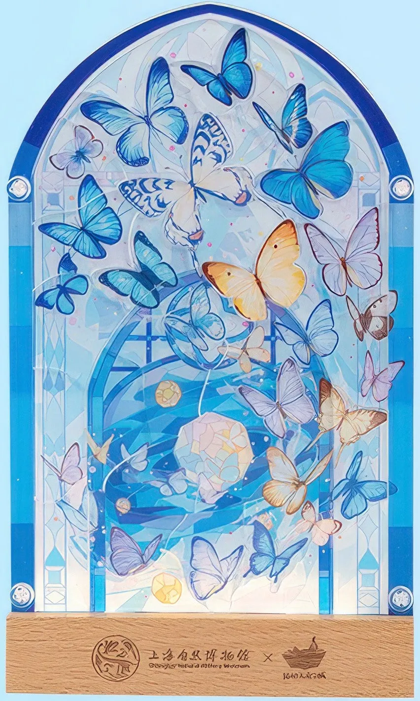 Super Deformed Momibook YPZ041??Butterflies Dancing??42 Pieces Display Puzzle