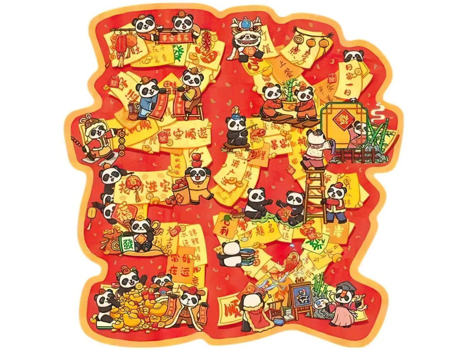 Momibook YPZ19??Wishing You Prosperity??228 Pieces Jigsaw Puzzle Fantasy Elf Influencer Pick