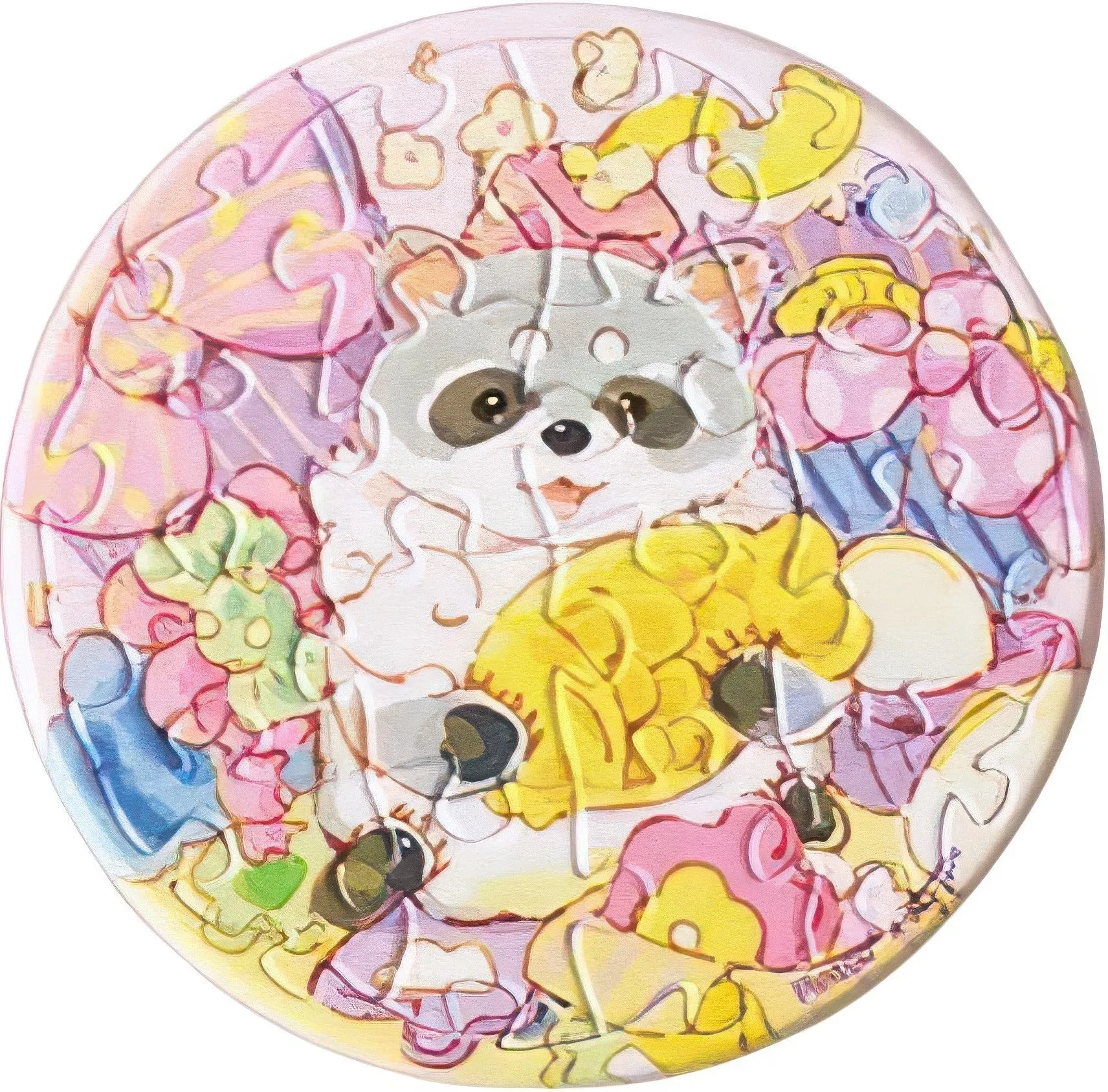 Metallic Finish Pintoo Z1039??Pazzy - Adventure Diary??16 Pieces Pin Badge Puzzle