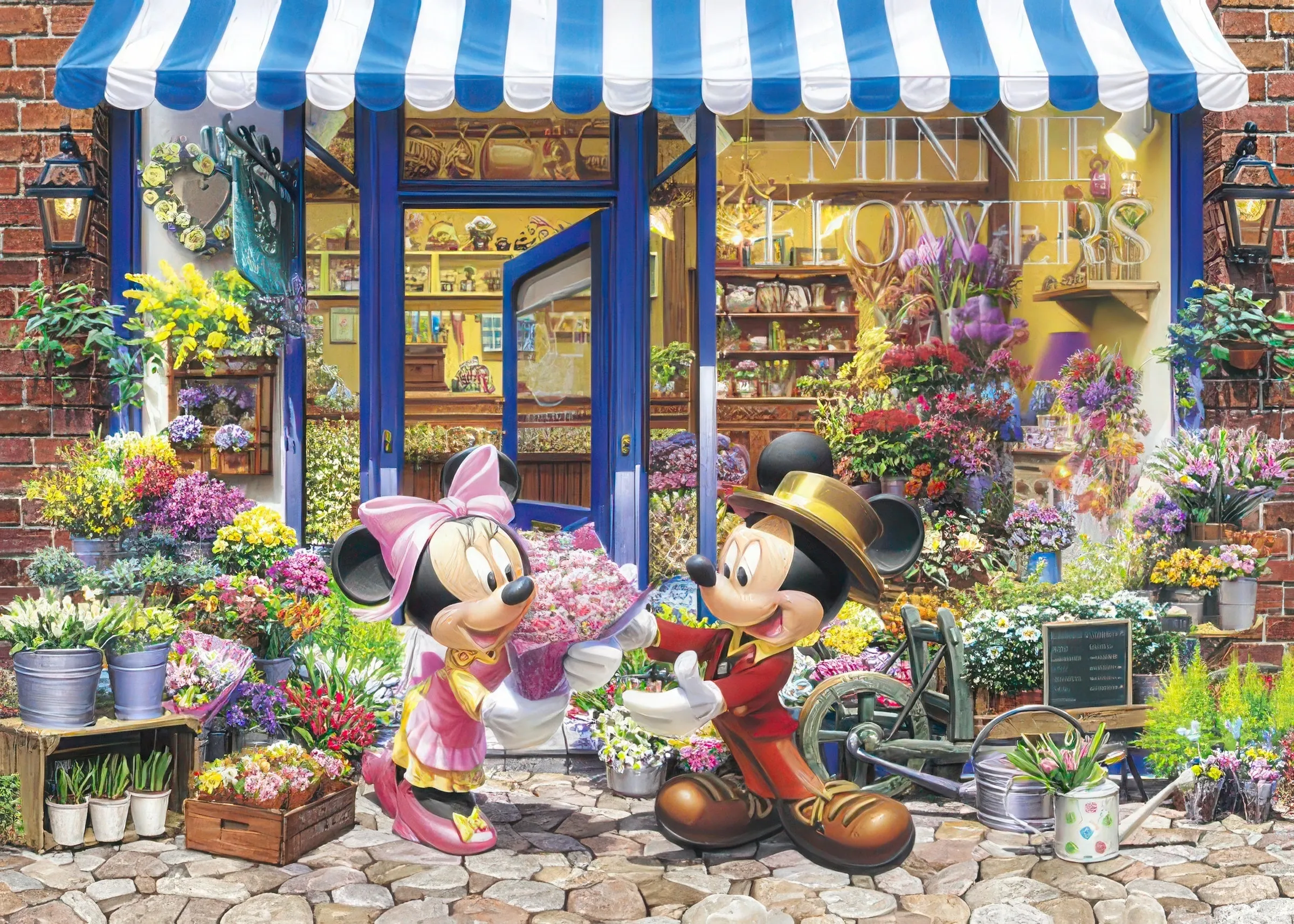 Tenyo D-4000-563??Minnie's Flower Shop??4000 Pieces Jigsaw Puzzle Appreciating Asset