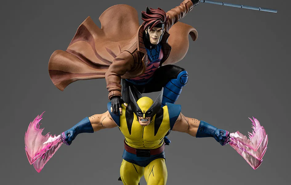 Shelving Decoration X-Men '97 - Gambit & Wolverine Art Scale 1/10
