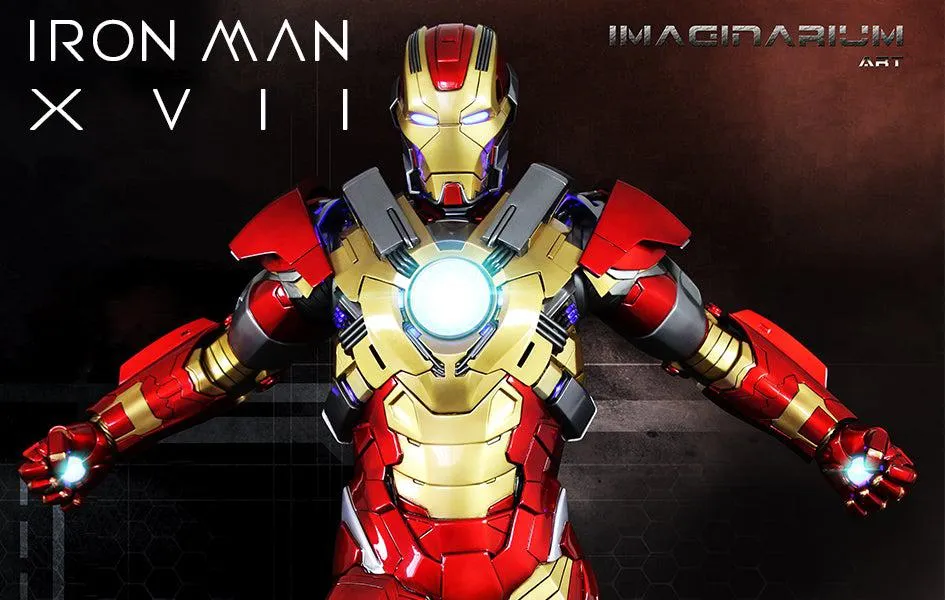 Iron Man Mark XVII 1:2 Scale Replica sustainable product Silver Coated