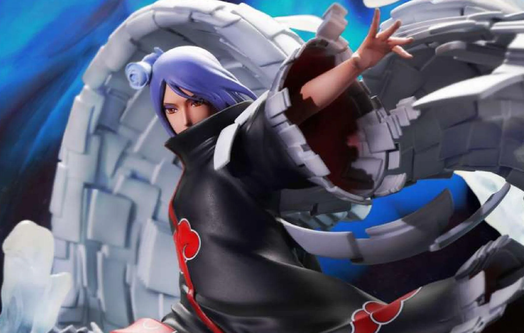 Hidden Gem Themed Background Naruto Konan 1/6 Scale Premium Statue