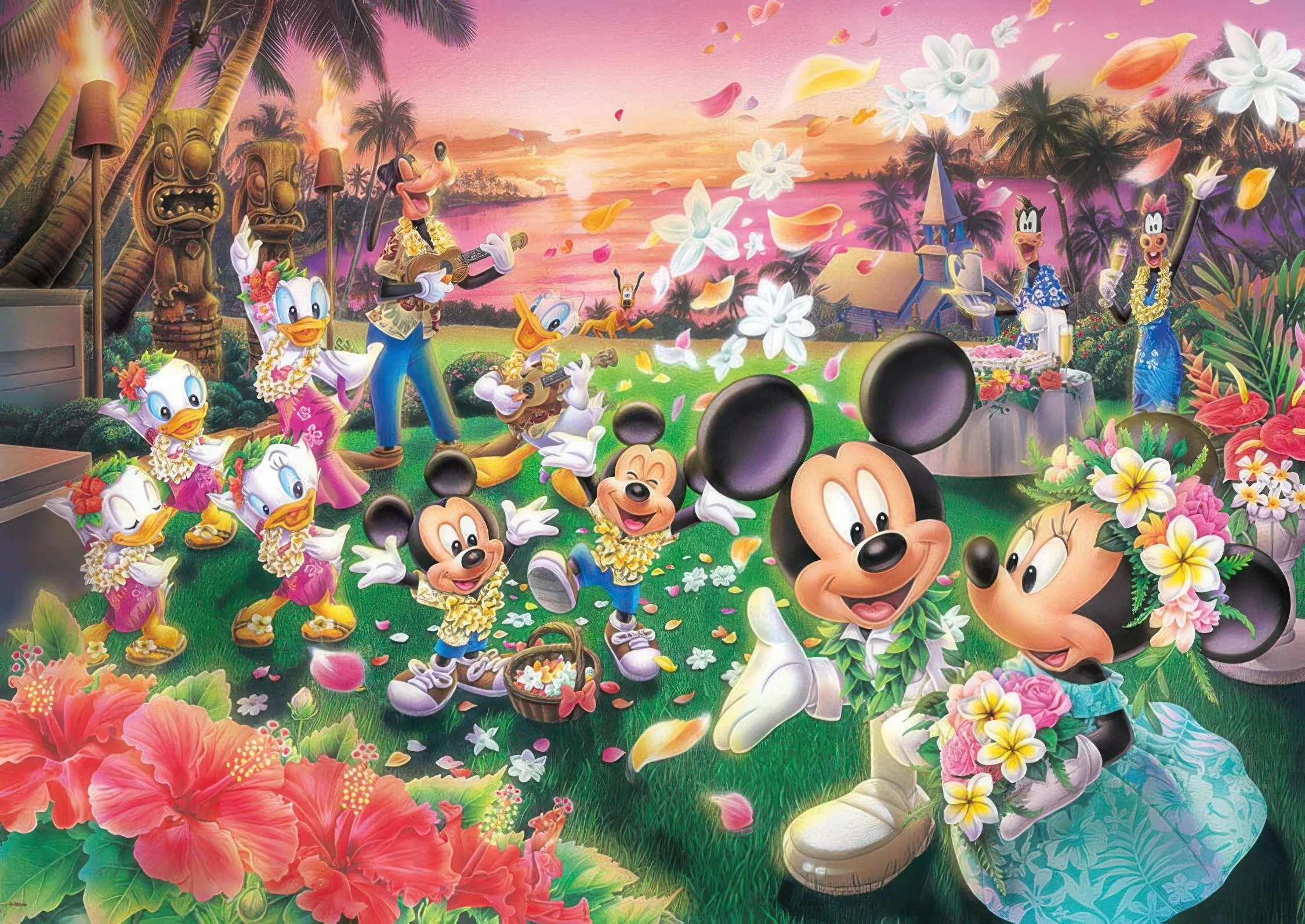 Generational Gift Tenyo DW-1000-361??Hawaiian Wedding Dream??1000 Pieces Jigsaw Puzzle