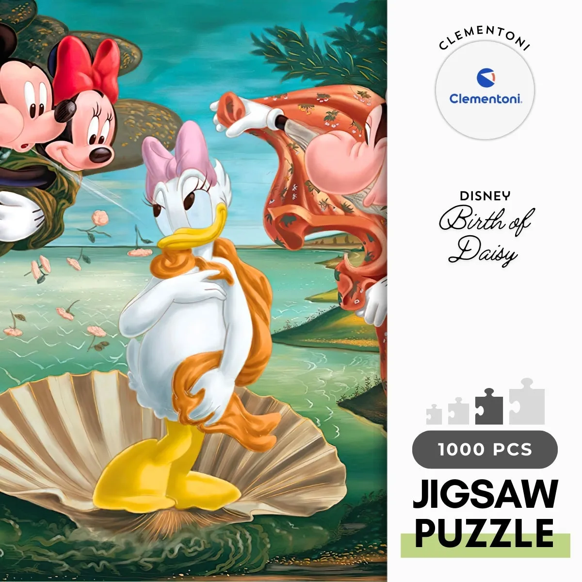 Clementoni 39130??Birth of Daisy??1000 Pieces Jigsaw Puzzle Chibi Toy investment piece