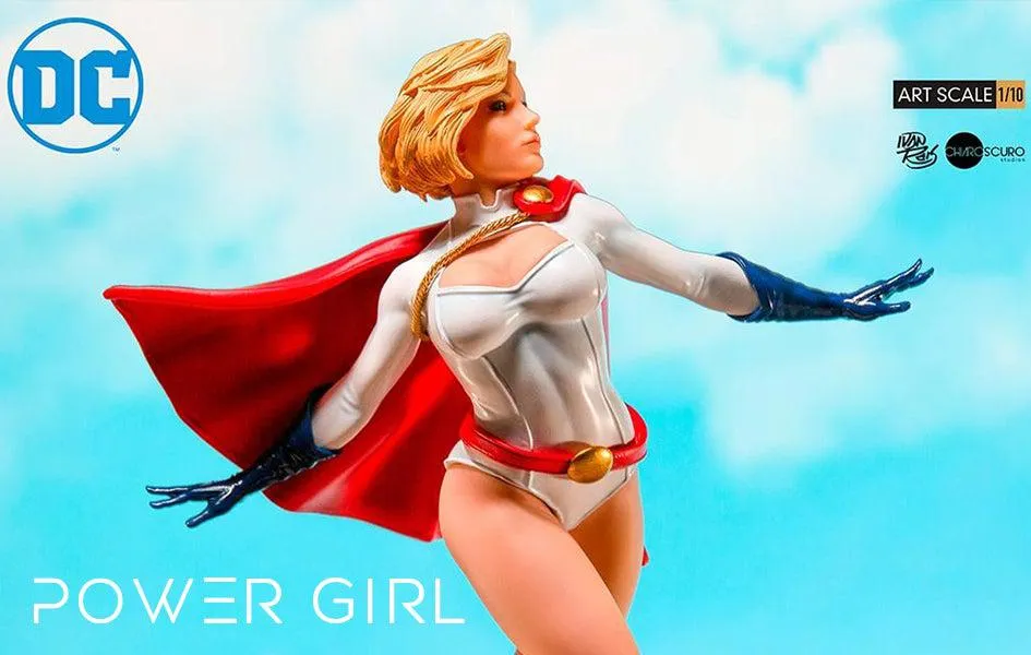 Cyborg Design Power Girl 1/10 Art Scale Statue Ivan Reis