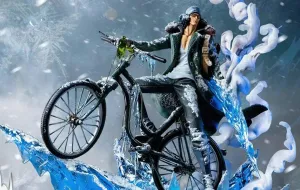 Wood Carving Childhood Memory One Piece: Aokiji Kuzan 1/6 Premium Statue