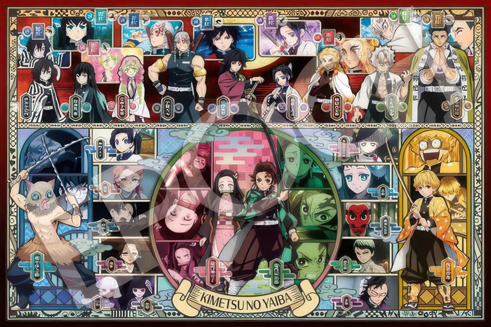 Forest Creature Epoch 97-201??Demon Slayer: Kimetsu no Yaiba Puzzle Decoration Vol. 1??1000 Pieces Jigsaw Puzzle