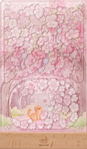 Momibook YPZ21??Spring Cherry Blossom Music Festival??79 Pieces Display Puzzle Creative Outlet