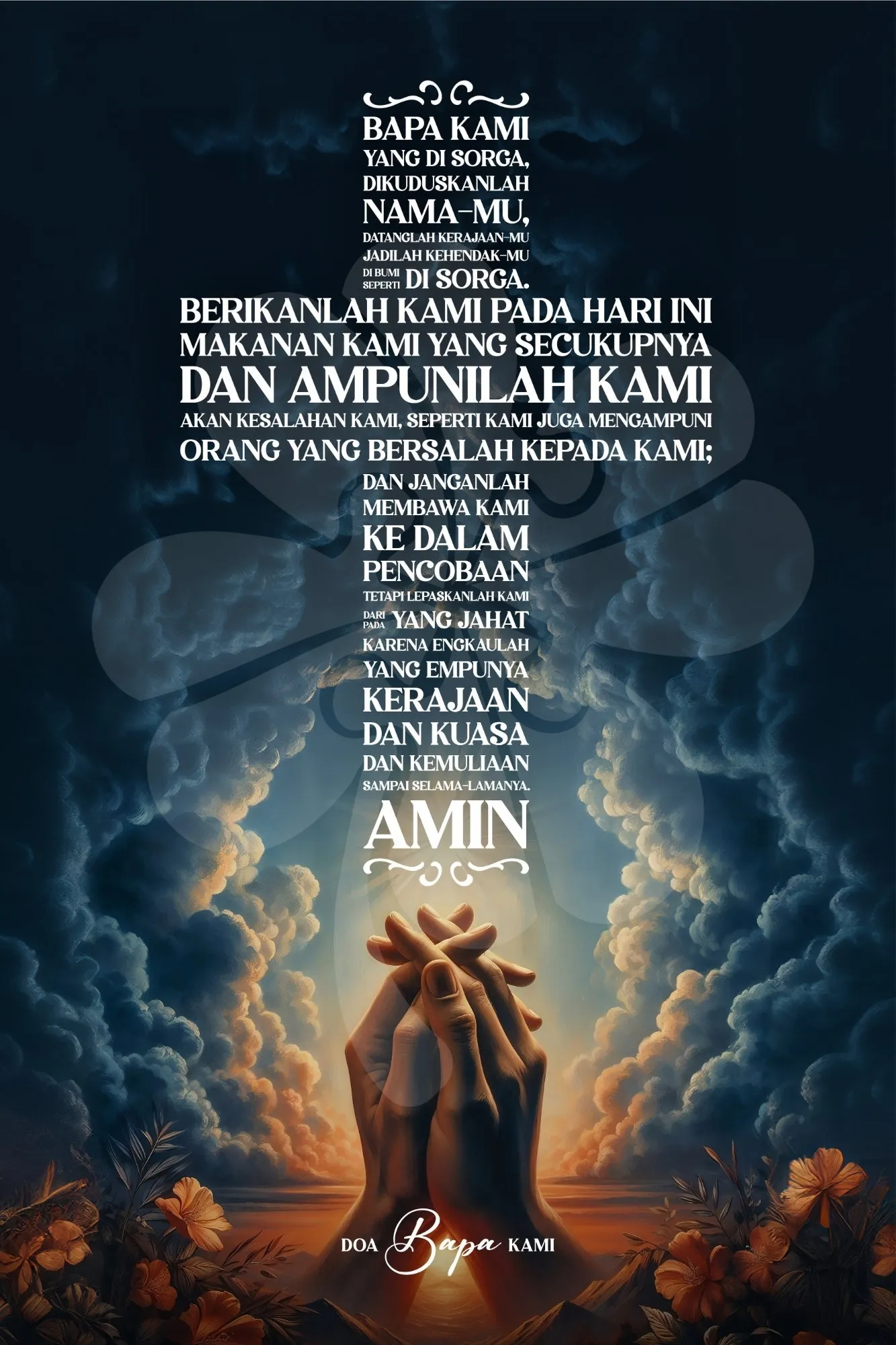 Hallway Display Clover R10-030??Doa Bapa Kami??1000 Pieces Jigsaw Puzzle