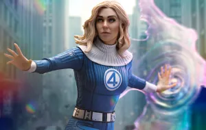 Collectible Decor The Fantastic Four: First Steps - Invisible Woman Art Scale 1/10