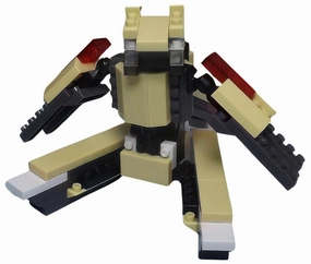 Daiso PB0062??Tank Transformed Form??101 Pieces Mini Block multicultural