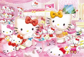 Impressionist Art Pop Icon Beverly 300-121??Hello Kitty's Collection Room??300 Pieces Jigsaw Puzzle
