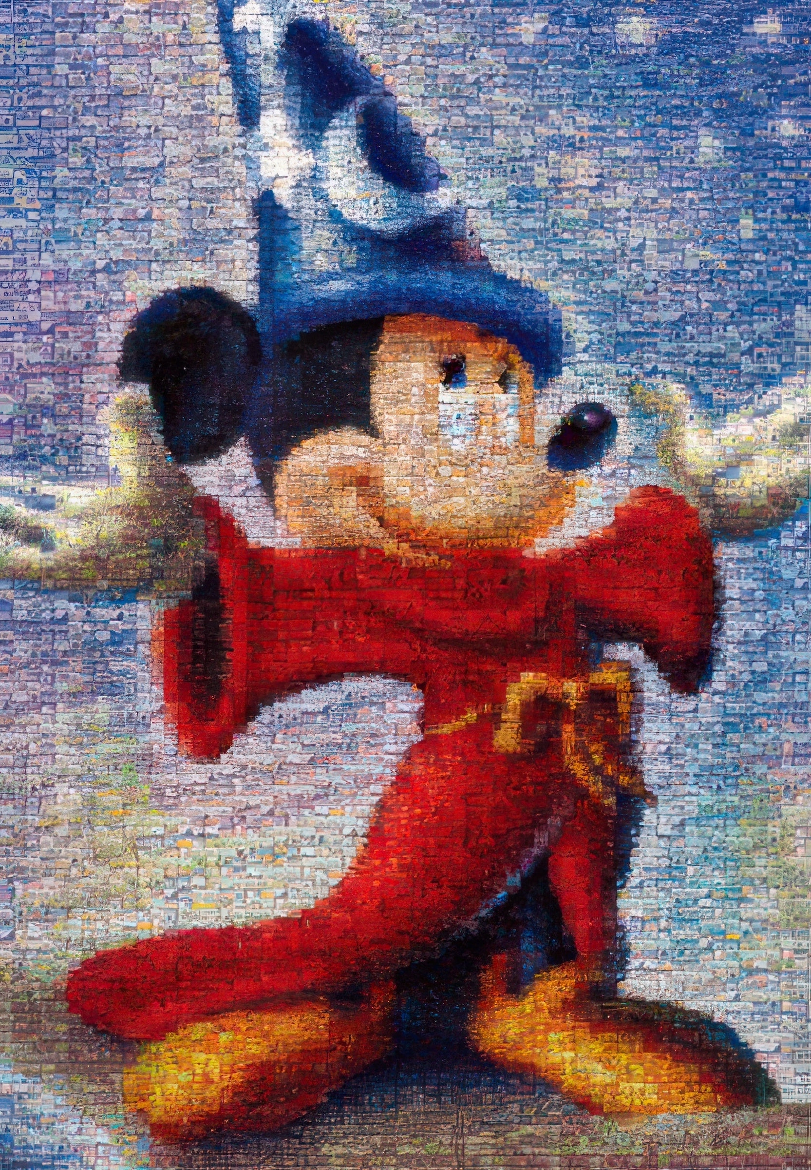 Antihero Model Vinyl Collectible Tenyo D-1000-443??Fantasia (Photo Mosaic)??1000 Pieces Jigsaw Puzzle