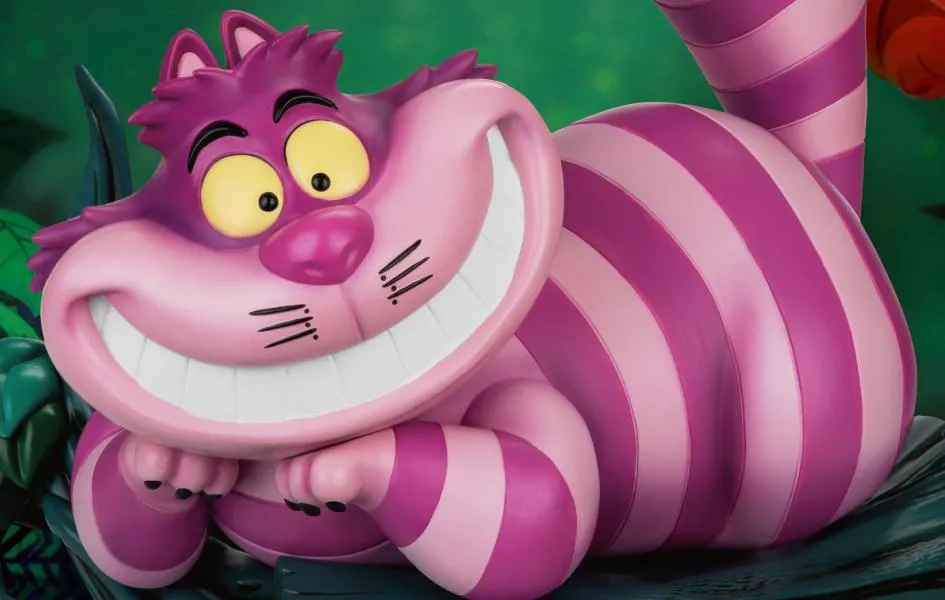 Alice in Wonderland - Cheshire Cat Statue Display Model Metaverse Asset