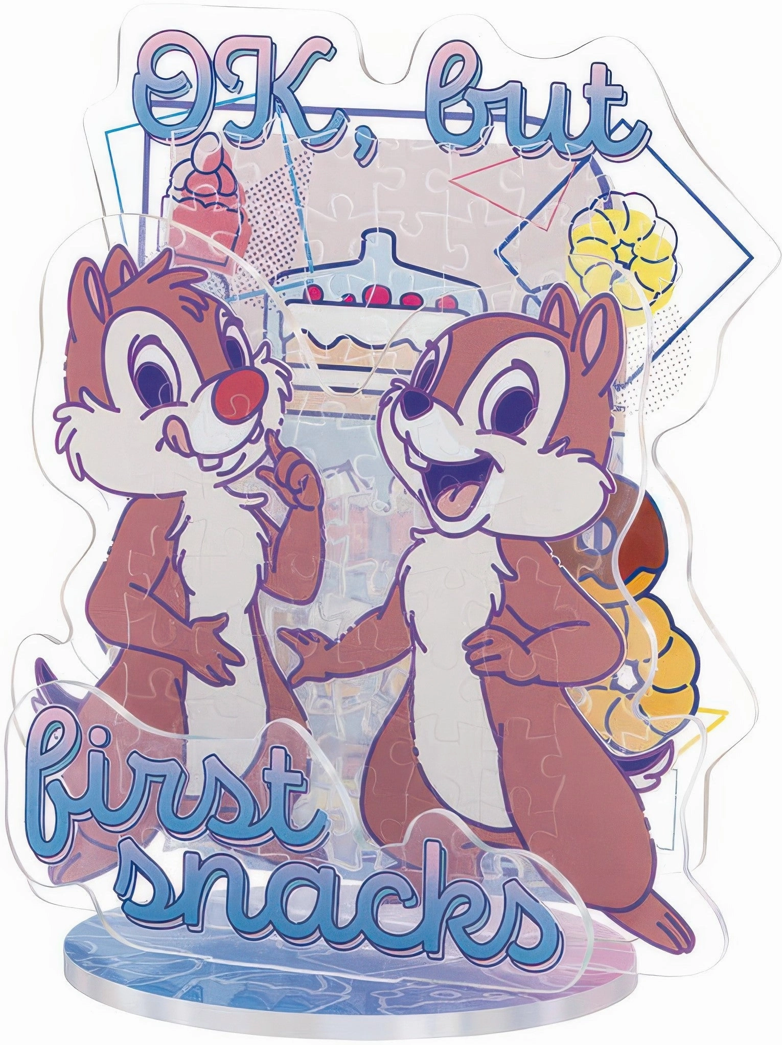 Beverly SP-009??Chip 'n' Dale??89 Pieces Display Puzzle Art Sculpture