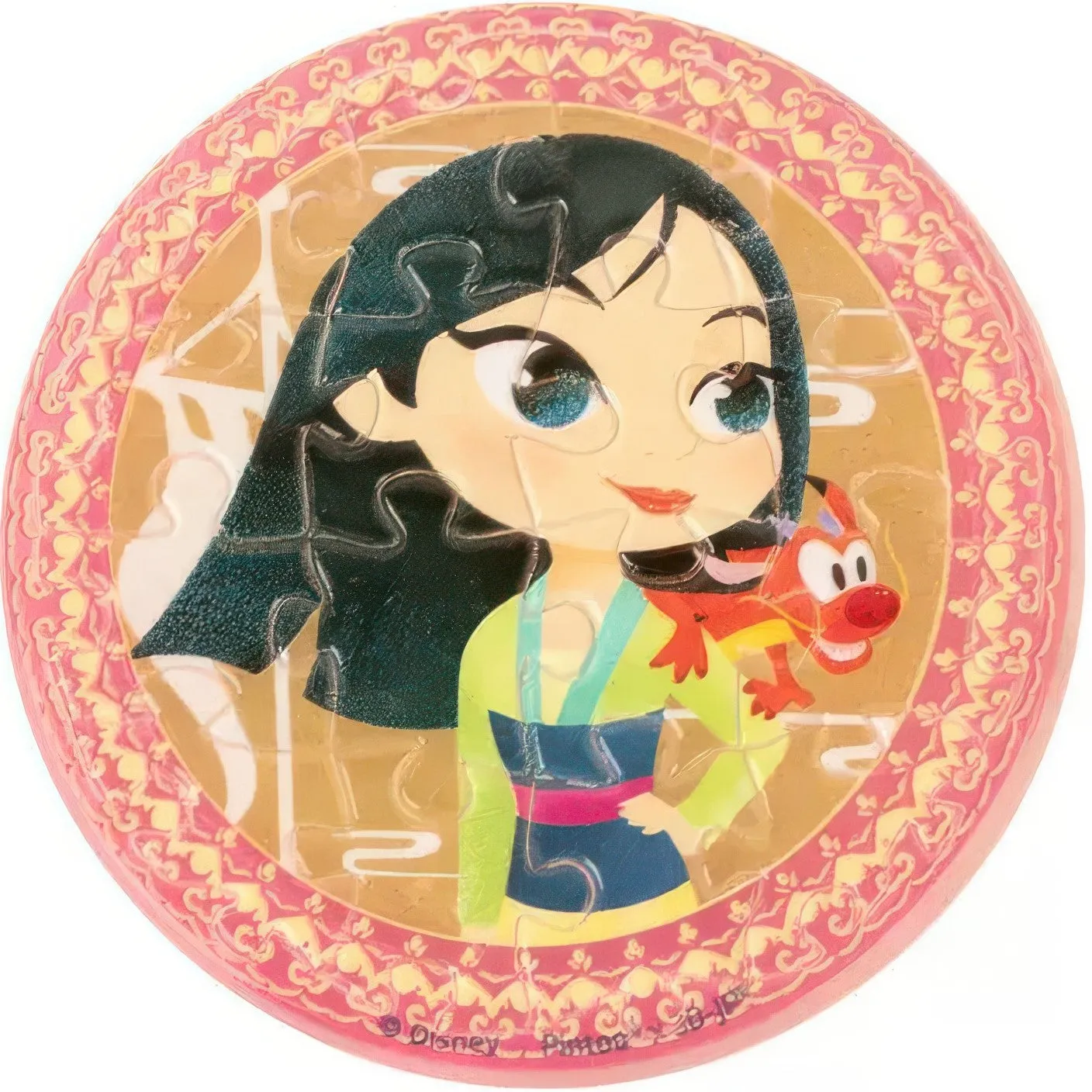 Movie Unit Pintoo BD1016??Disney Princess - Mulan??16 Pieces Pin Badge Puzzle