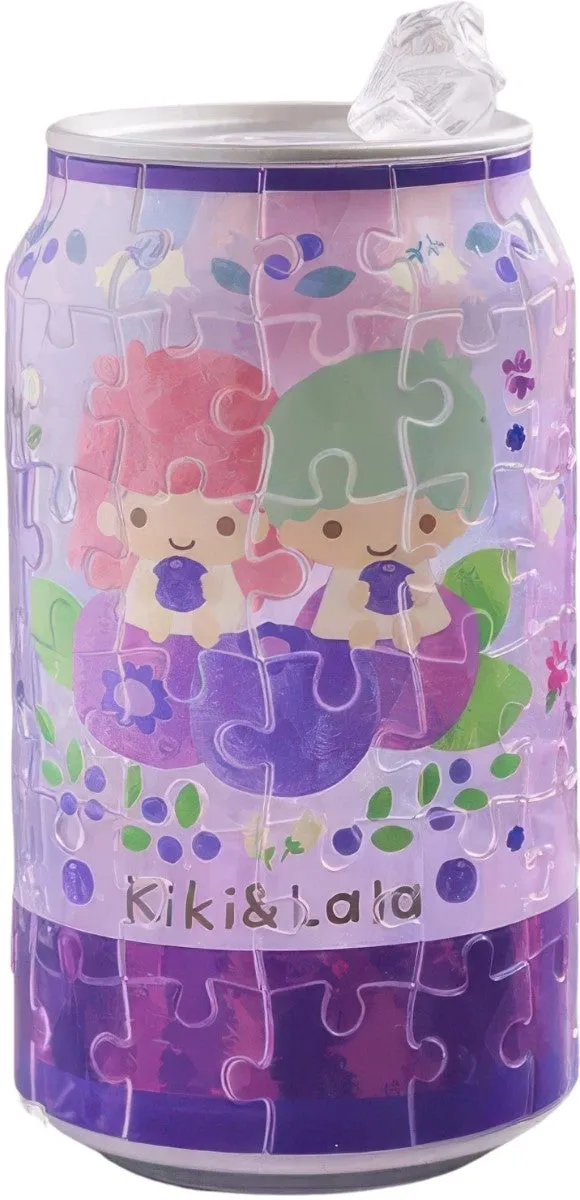 Limited Article Fantasy Figure Pintoo CN1009??Little Twin Stars - Colorful Fruit Juice - Blueberry Kiki & Lala??72 Pieces 3D Puzzle