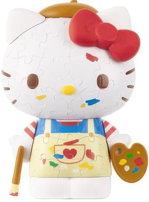 Pintoo F1043??Sanrio - Hello Kitty Autumn Artistic Look??97 Pieces 3D Puzzle Gaming Piece Custom Figure