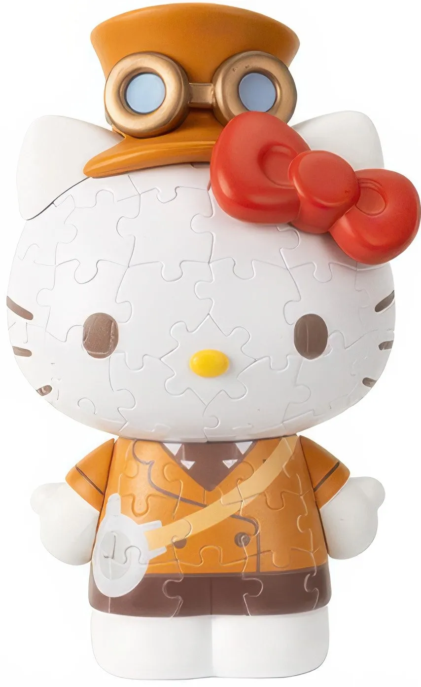 Pintoo F1047??Hello Kitty - Retro Future??97 Pieces 3D Puzzle Collectors Item Miniature Goods