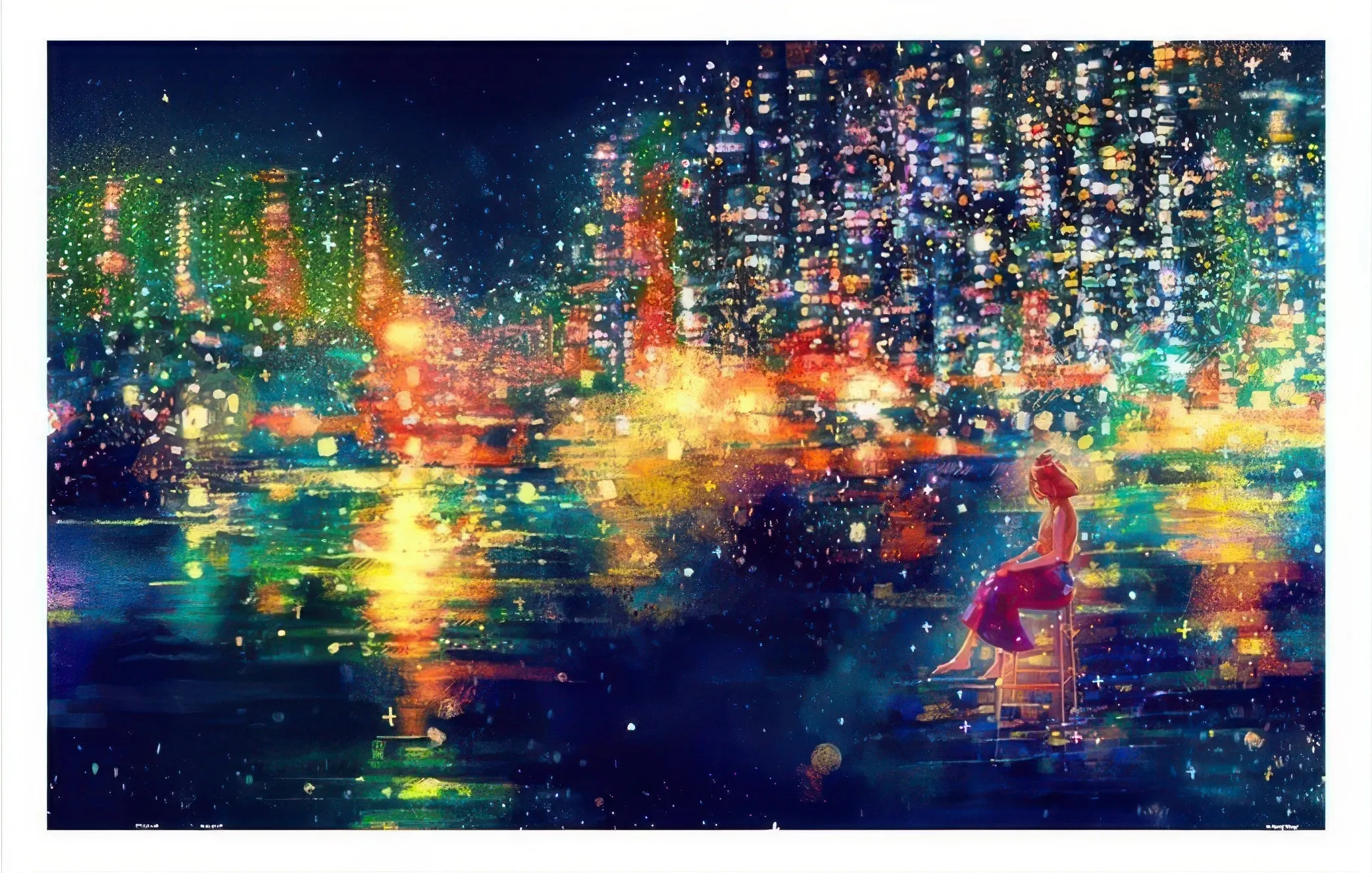 Blockchain Token Pintoo H2380??CaringWong - Stars on the Ground??1000 Pieces Jigsaw Puzzle