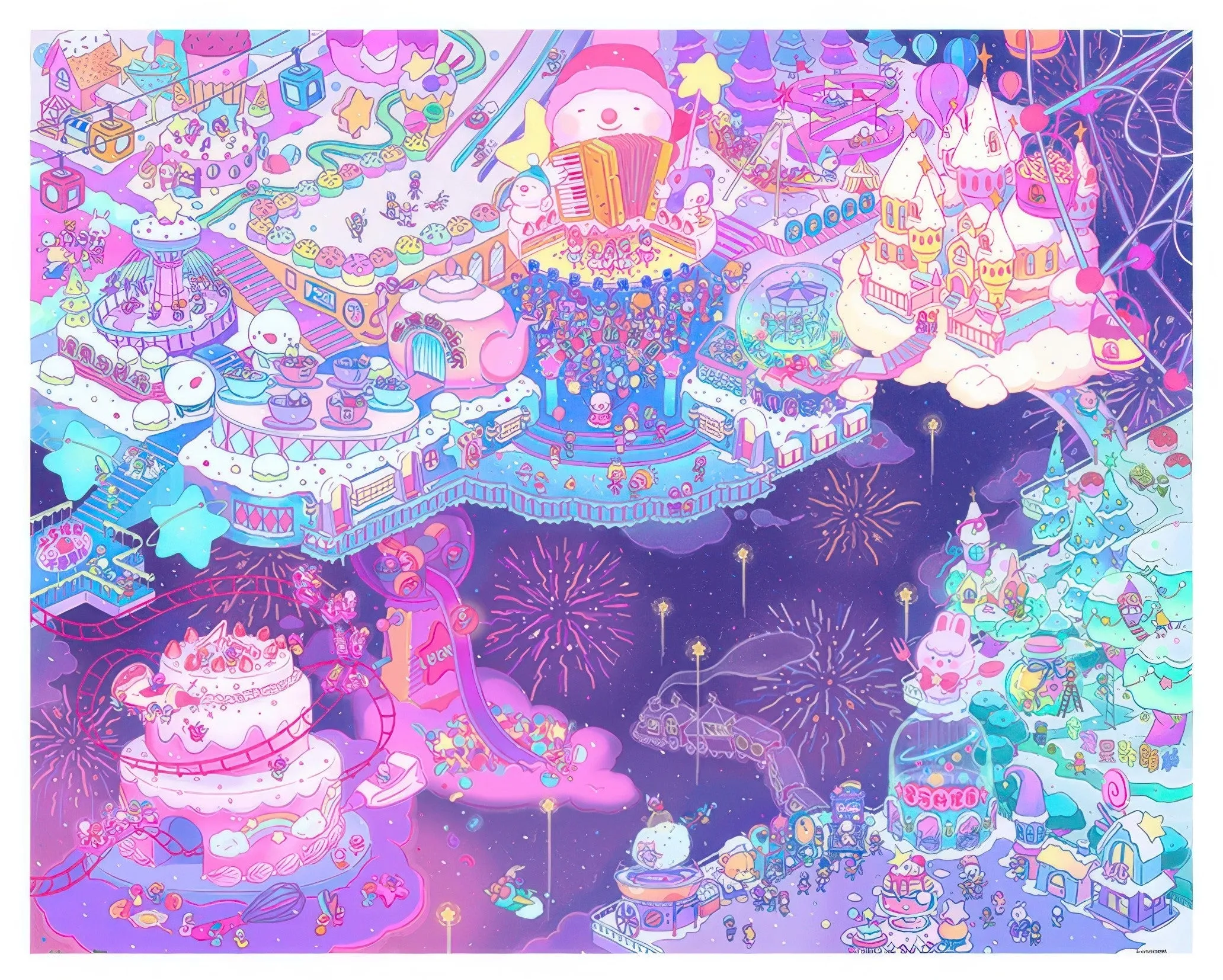 Movie Merchandise Pintoo H2745??ARTEMIS Lai Jiasan - Starlight Amusement Park??2000 Pieces Jigsaw Puzzle