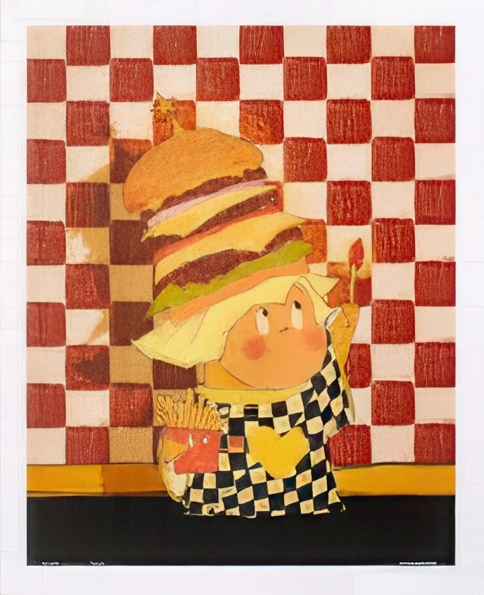 Pintoo H3654??Twinkle Twinkle Star People - Freedom Burger??500 Pieces Jigsaw Puzzle Film Prop Replica Graffiti Figure