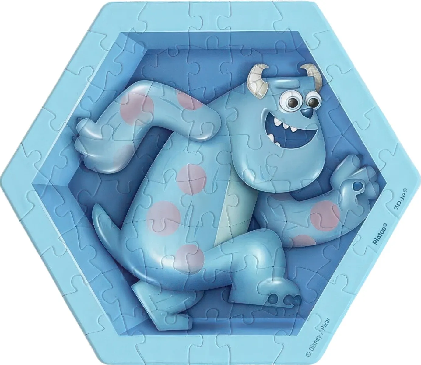 Pintoo HX1014??Monsters, Inc. - James P. Sullivan??56 Pieces Wall Tile Puzzle Character Art