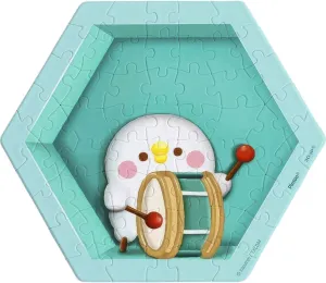 Pintoo HX1082??Kanahei's Small Animals - Piske??56 Pieces Wall Tile Puzzle Original Box