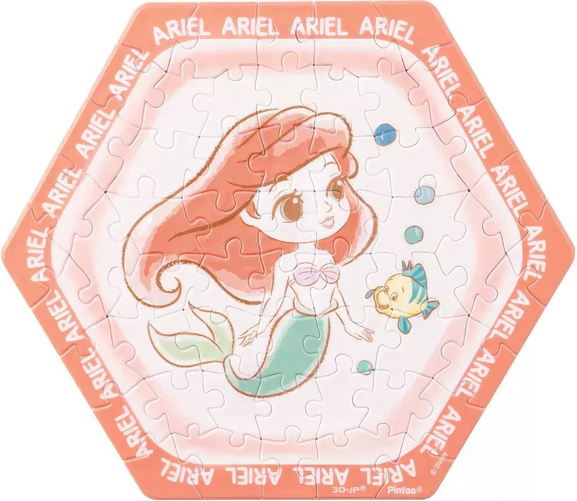 Pintoo HX1101??Disney Princess - Ariel??56 Pieces Wall Tile Puzzle Action Goods Collectible Decor