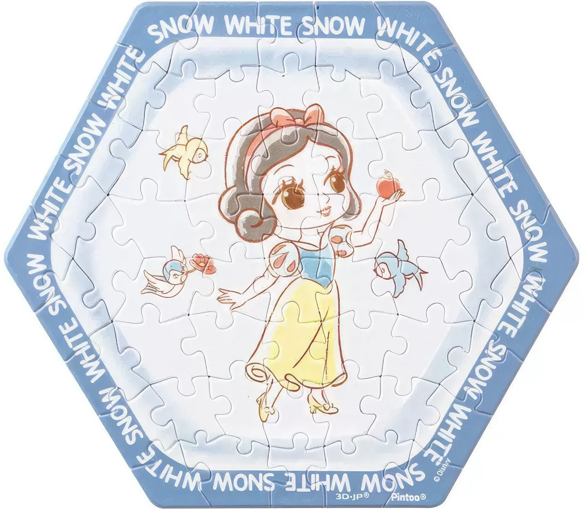 Geological Sample Pintoo HX1108??Disney Princess - Snow White??56 Pieces Wall Tile Puzzle