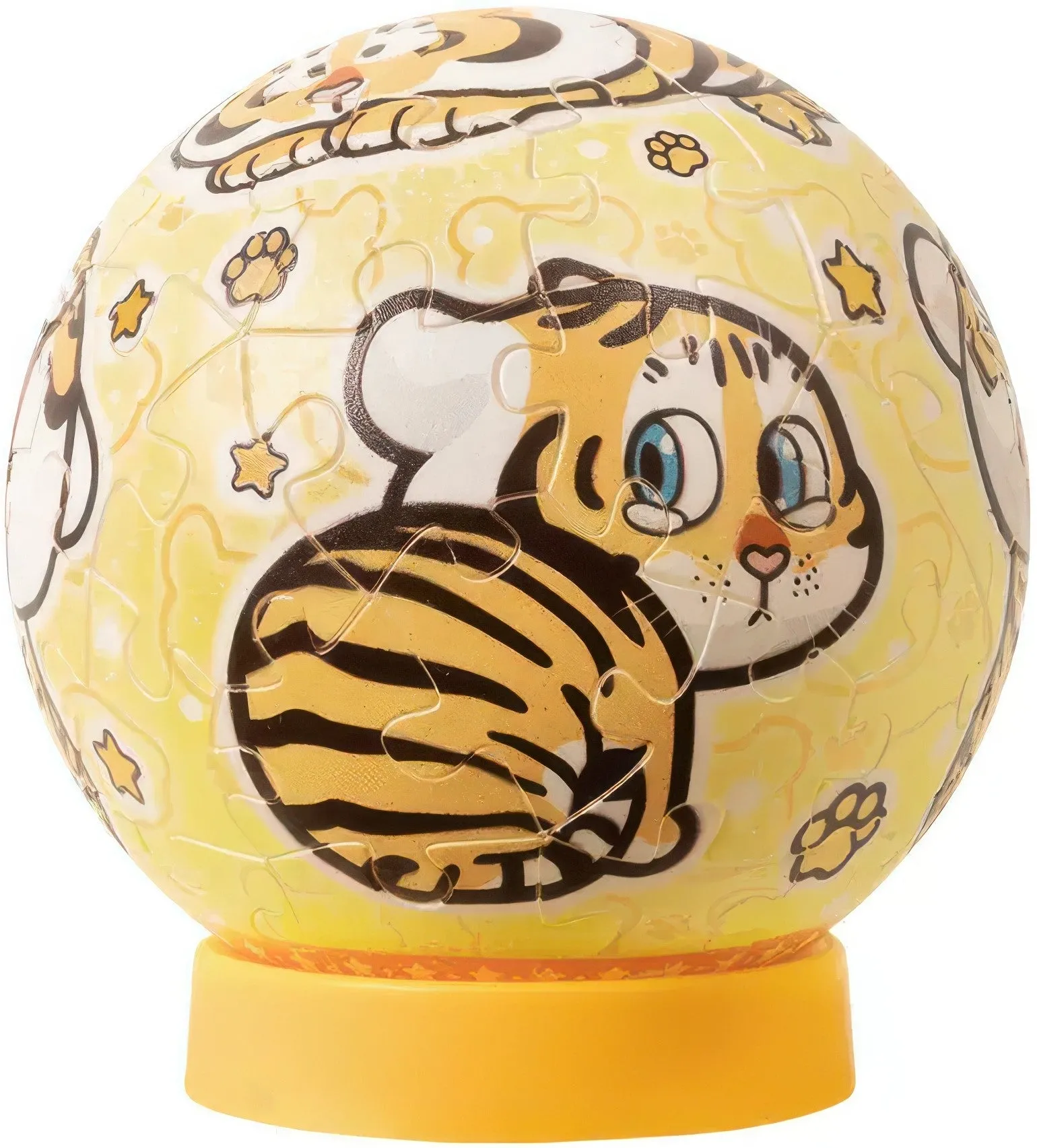 Hidden Gem Pintoo J1119??I Am Not Fat Tiger - Little Tiger Sticker??60 Pieces Lamp Puzzle