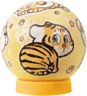 Hidden Gem Pintoo J1119??I Am Not Fat Tiger - Little Tiger Sticker??60 Pieces Lamp Puzzle