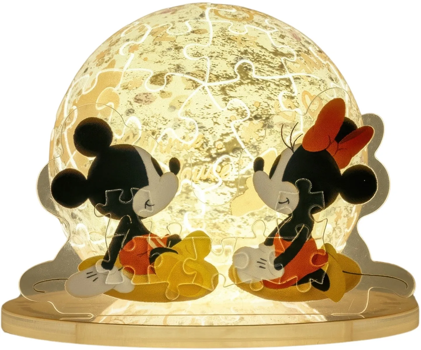 Craft Project Landmark Replica Pintoo J1143??Disney - Sharing the Moonlight with You??60 Pieces Lamp Puzzle