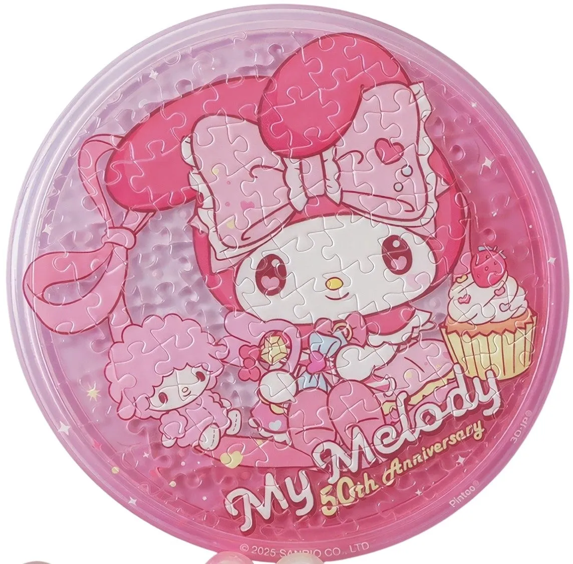 Seasonal Rotation Pintoo PA1028??My Melody Series - My Melody 50th Anniversary??68 Pieces Hand Mirror Puzzle