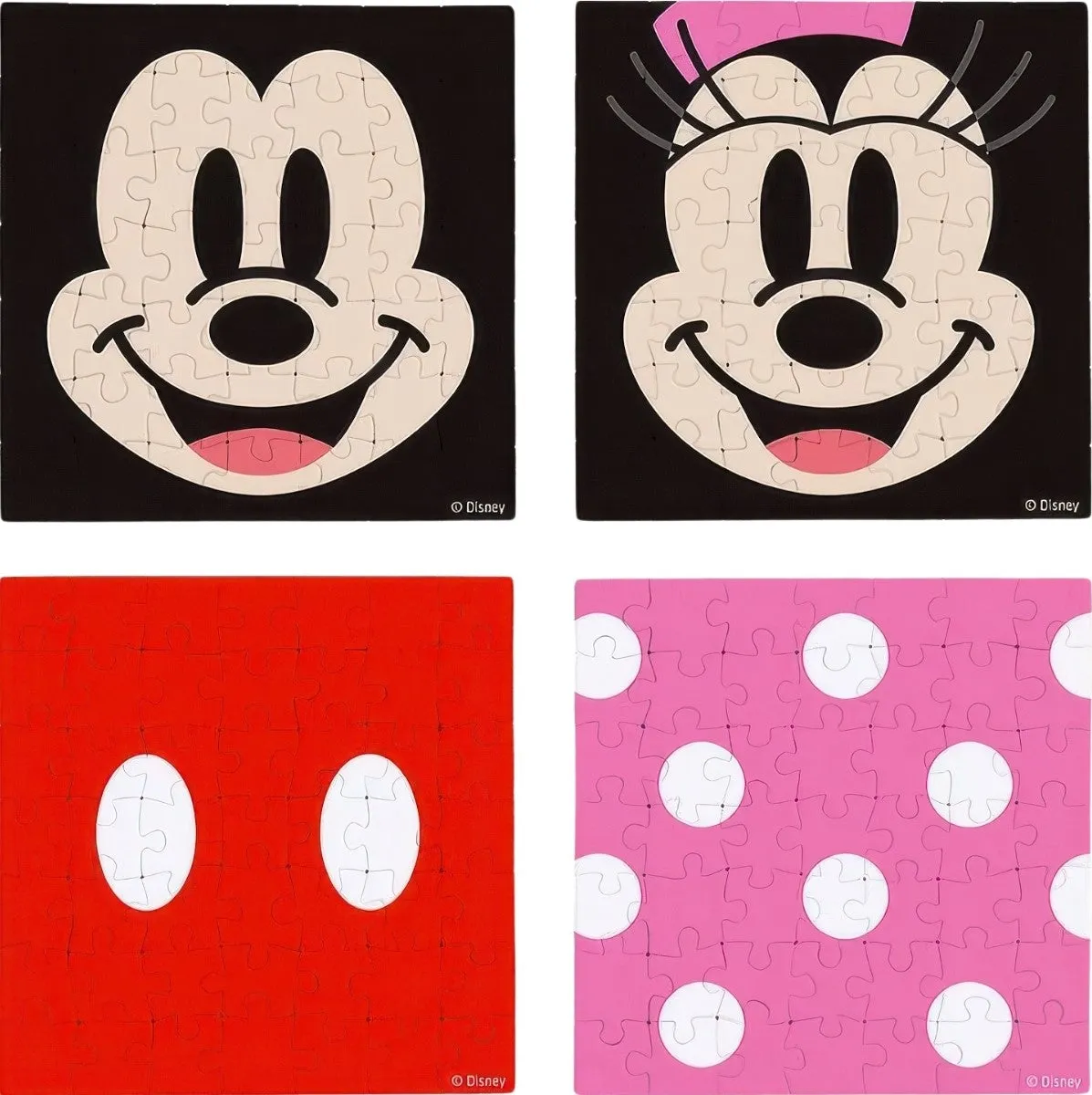 Pintoo PP1001??Mickey and Friends - 001??49 Multipack 4 Jigsaw Puzzle Science fiction Action Pose