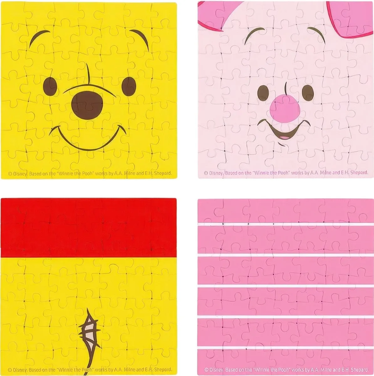 Pintoo PP1003??Winnie the Pooh - 001??49 Multipack 4 Jigsaw Puzzle Gift Guide