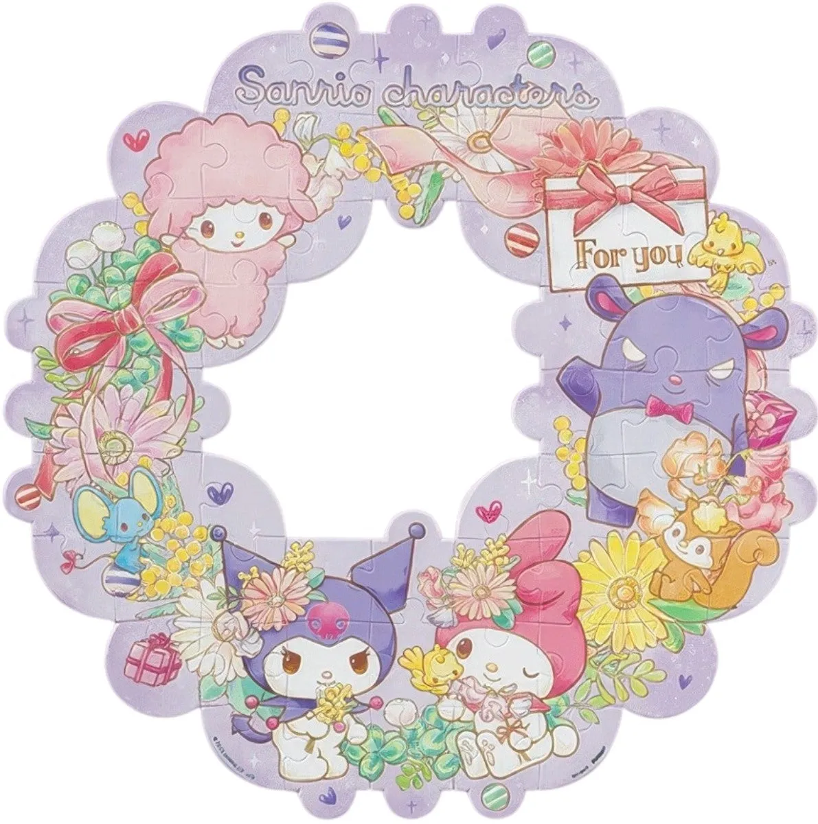 Robot Art Everyday Use Pintoo TA1003??Sanrio - Wreath of Love??56 Pieces Jigsaw Puzzle