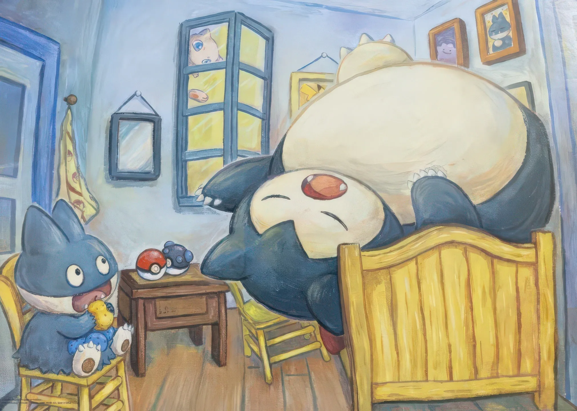 Fantasy Elf POKE98885??Munchlax & Snorlax??1008 Pieces Jigsaw Puzzle