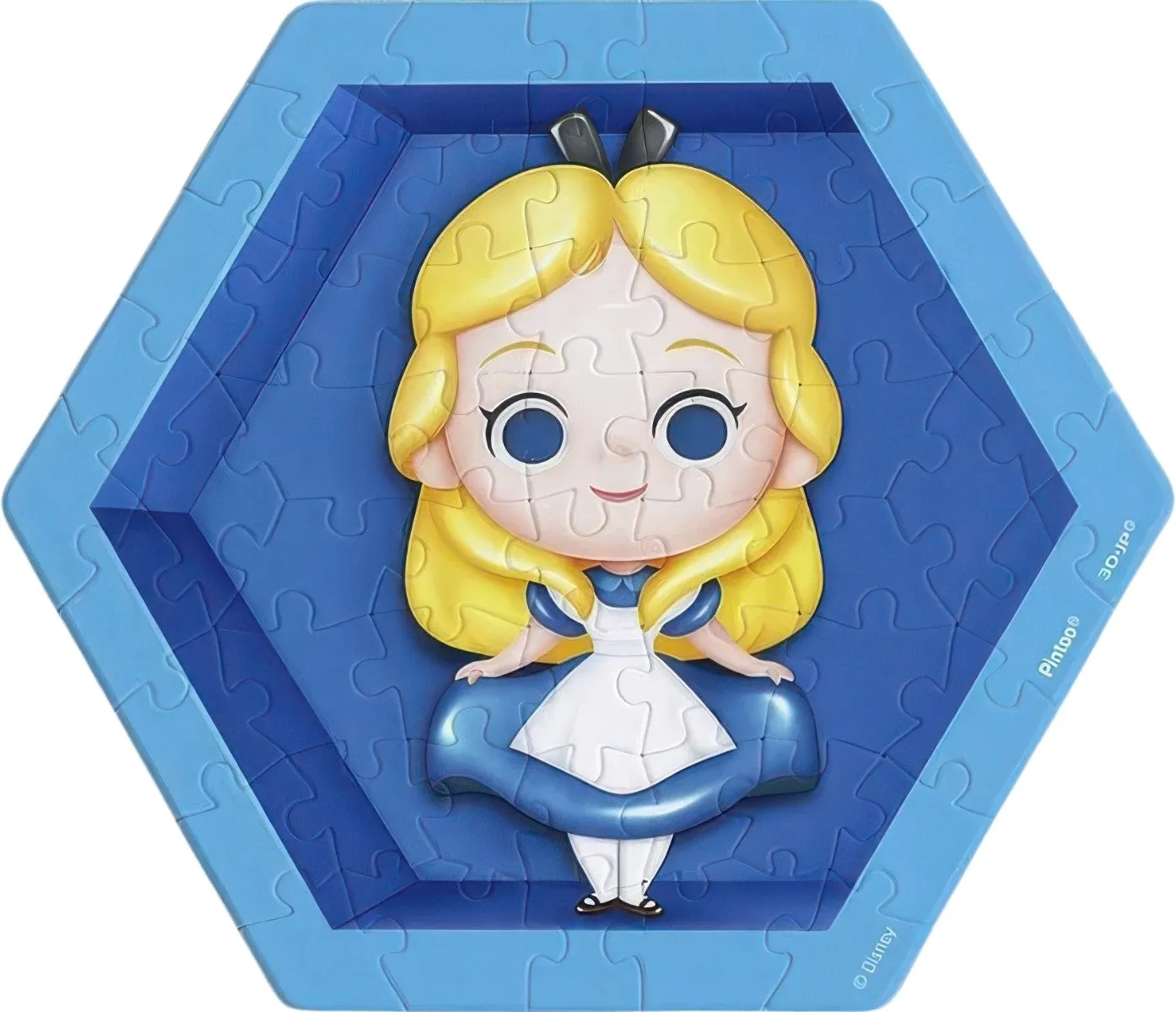 Pintoo HX1017??Alice in Wonderland - Alice??56 Pieces Wall Tile Puzzle Nostalgic Toy Forest Creature