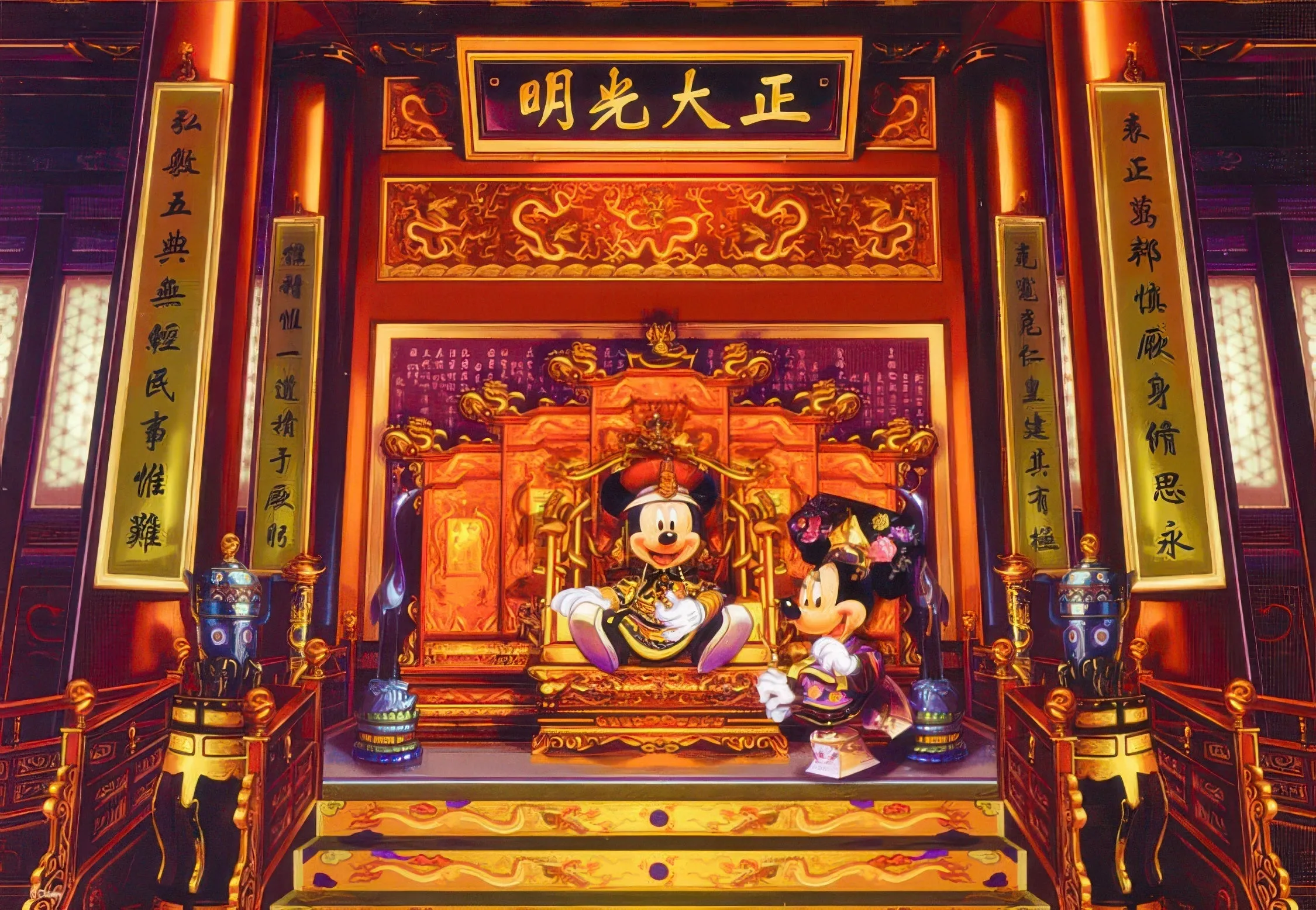 Tenyo D-300-213??Memories of the Imperial Palace??300 Pieces Jigsaw Puzzle Iconic Character Regional Specialty