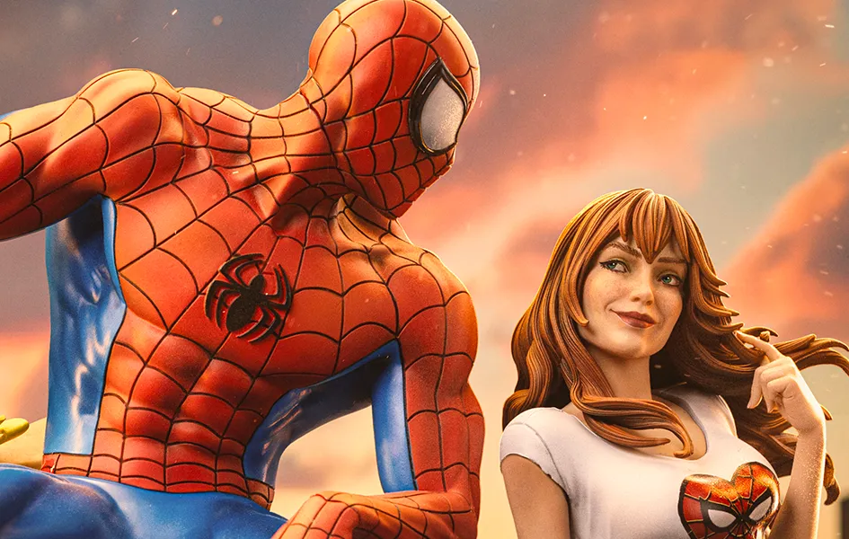Spider-Man & Mary Jane 1/6 Scale Diorama Gender Neutral Vinyl Statue