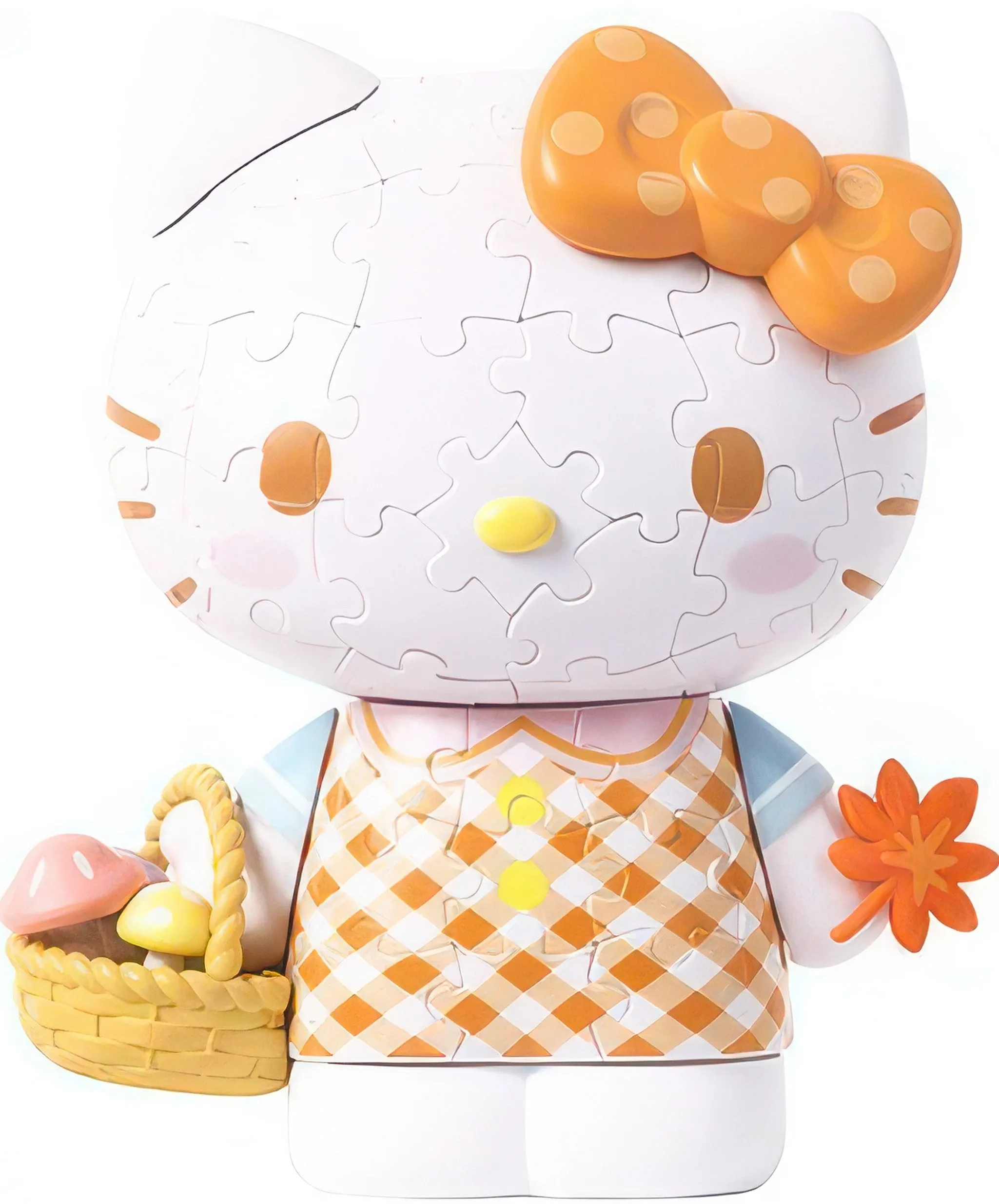 Painted Model Limited Article Pintoo F1045??Hello Kitty Series - Autumn Harvest Season??97 Pieces 3D Puzzle
