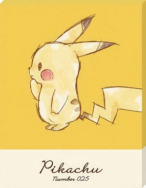 Ensky ATB-34??[Pikachu] Number 025??366 Pieces Canvas Puzzle Fine Detail