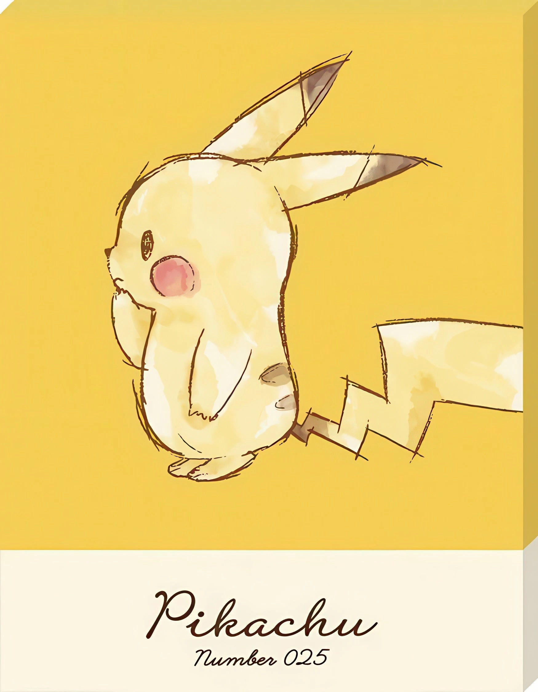 Ensky ATB-34??[Pikachu] Number 025??366 Pieces Canvas Puzzle Fine Detail