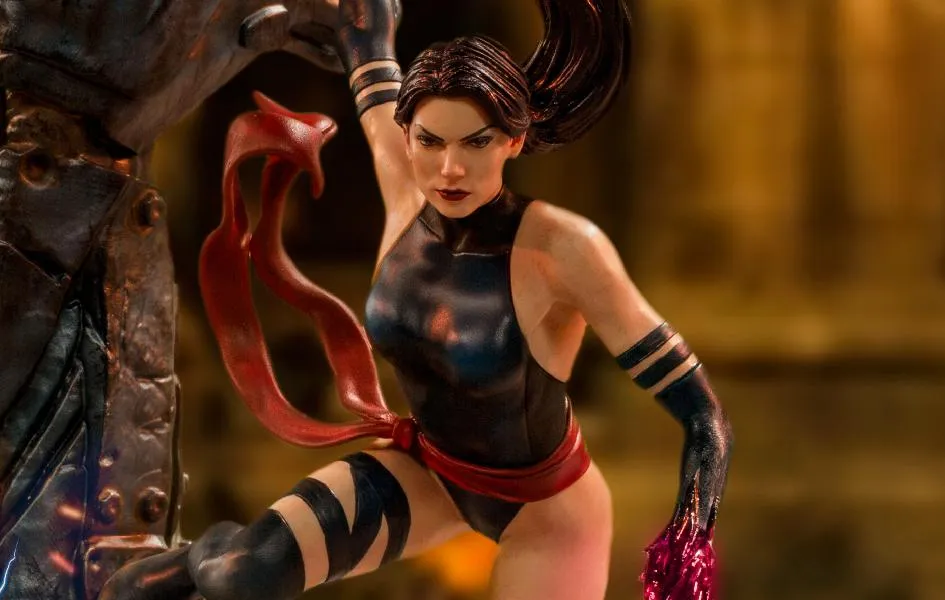 Storage Solution Hand Painted Psylocke BDS Art Scale 1/10 Statue