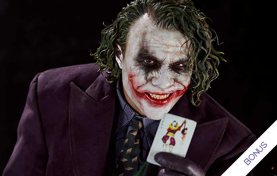 Mammal Figure Fish Replica The Dark Knight (2008) - The Joker (Bonus) 1/3 Scale Statue