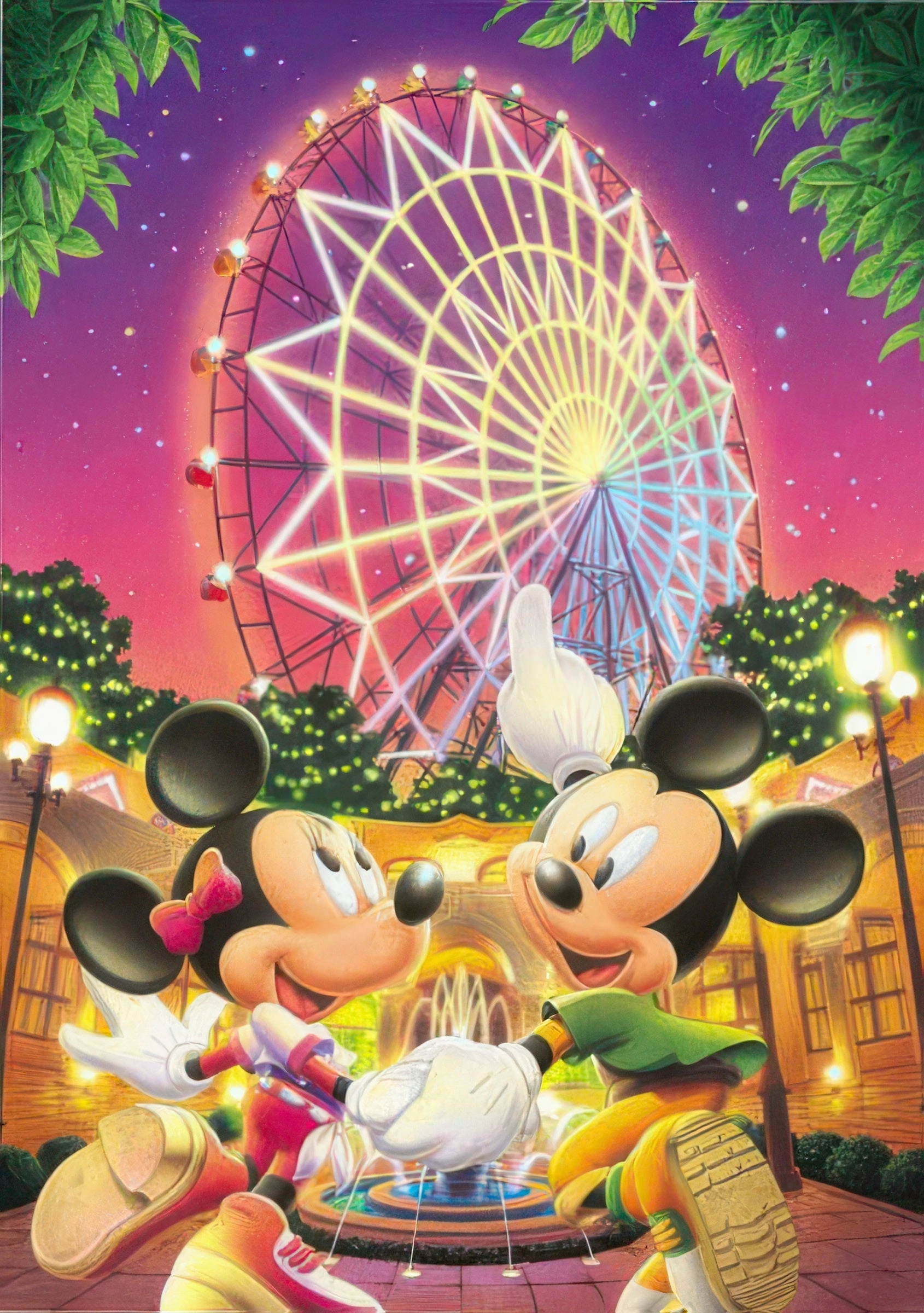 Collection Item Chibi Art Tenyo D-1000-165??Fantasy Night??1000 Pieces Jigsaw Puzzle