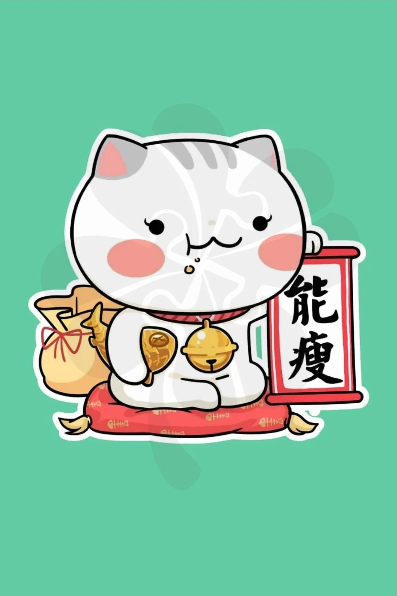 Immersive experience Designer creation Clover M35-007??Trying-to-diet Cat??35 Pieces Jigsaw Puzzle